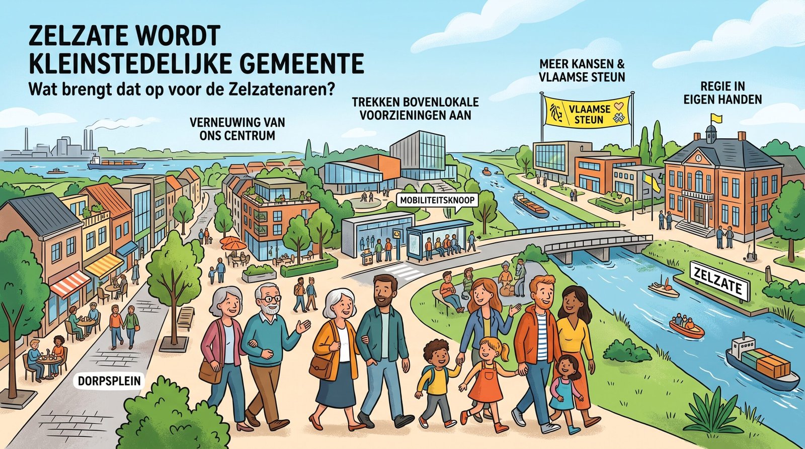 Is Zelzate nu een kleinstedelijke gemeente?