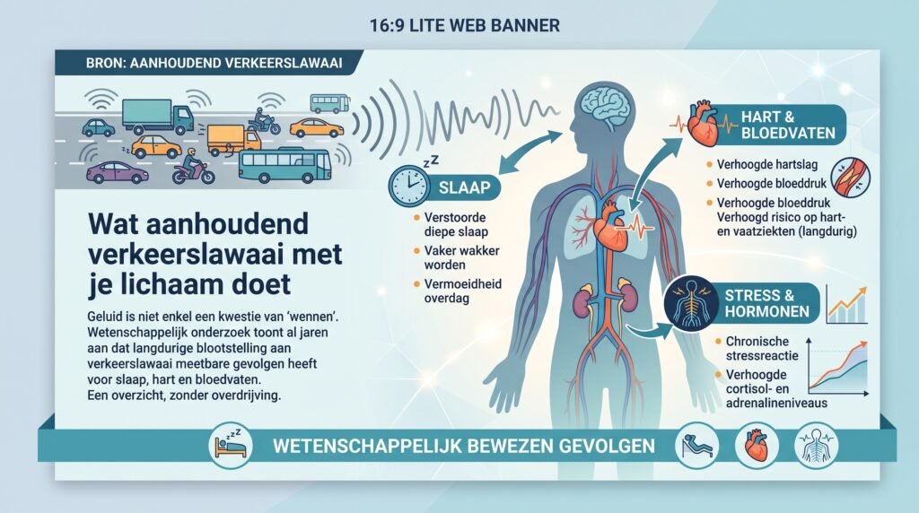 overzicht gevolgschade aan het lichaam door geluidsoverlast